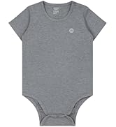 Nest Designs Basics Short Sleeve Onesie | Soft Bamboo Viscose Cotton Blend Baby Outfit