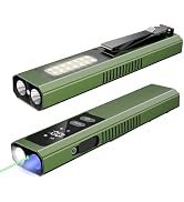 Acoszero EDC Flashlight 4 in 1 Pocket Magnetic Slim Flat Flashlight High Lumens Work Light with G...