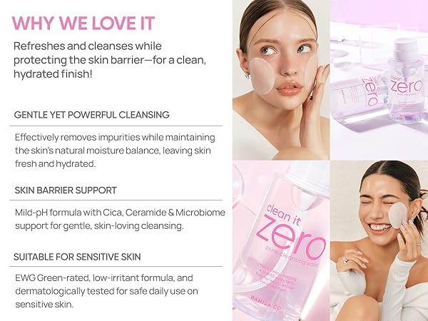 benefits of using cleansing water