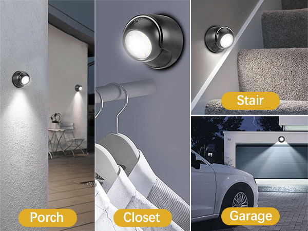 closet lights motion sensored