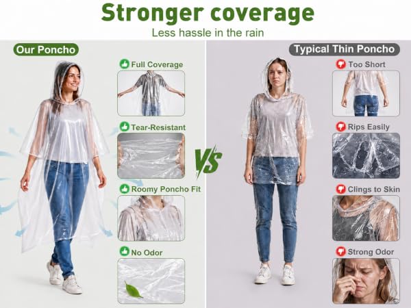 disposable ponchos