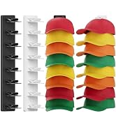 Coopache Hat Organizer for Baseball Caps 2 Pack, Hat Rack for Hanger Wall or Door Ball Cap Storag...