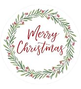 Merry Christmas Stickers 2 Inch Large Christmas Sticker Labels 120PCS Xmas Holly Design Stickers ...