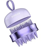 SHINLEA 2 in 1 Scalp Massager Hair Growth,Scalp Scrubber with Soft Silicone Bristles for Dandruff...