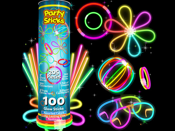 8" glow sticks