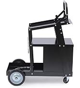 LABIXIAOXIN Rolling Welding Cart with 4 Drawers Wheels and Tank Storage for Welder and Plasma Cutter