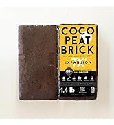 GrowByCoco 650g Coco Peat Brick - Premium Organic Coconut Fiber Coir Pith | Potting & Hydroponic ...