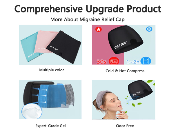 headache and migraine relief cap