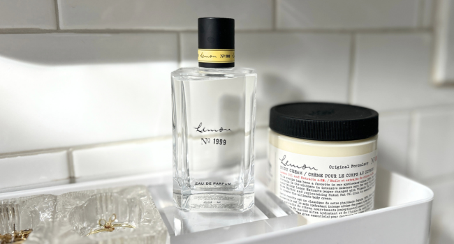 lempon eau de parfum bathroom