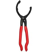 WORKPRO 12" Adjustable Oil Filter Pliers, Oil Filter Wrench Adjustable Oil Filter Removal Tool, I...
