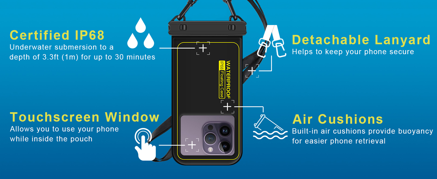 water proof phone pouch