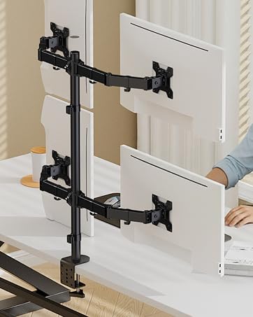 4 monitor desk mount