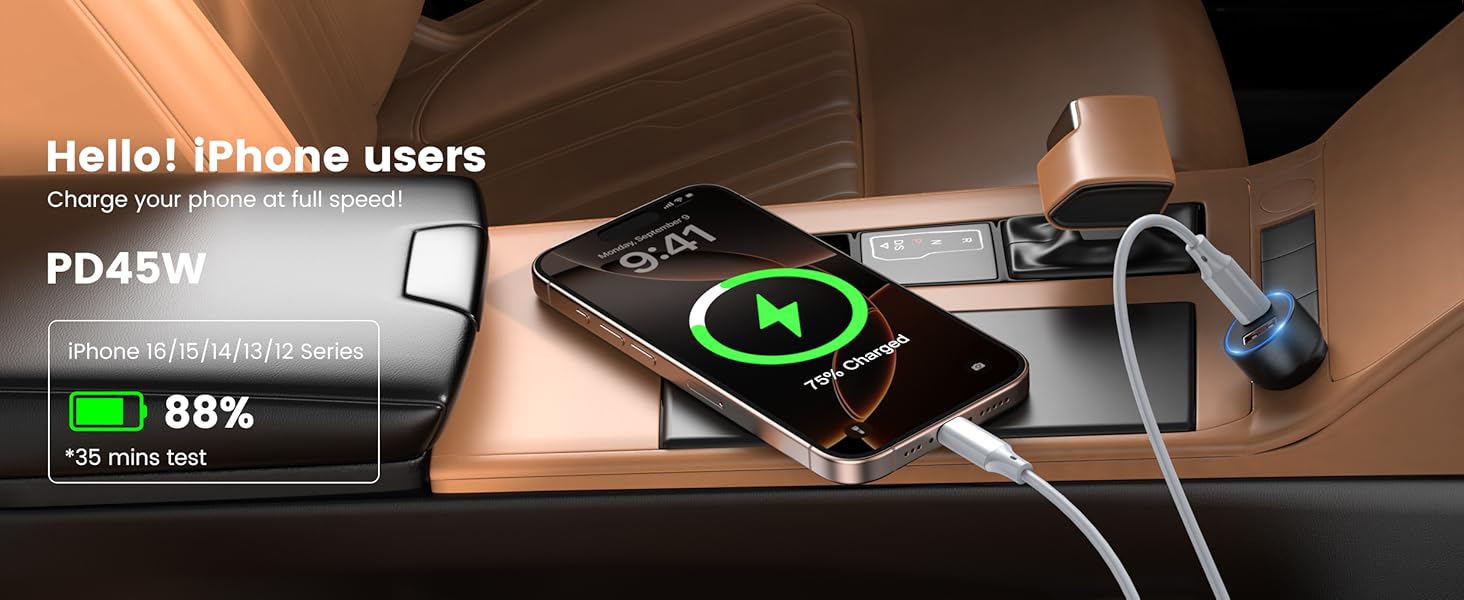 MOSWAG Car Charger Adapter