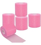 4 Pieces Pre-Wrap Foam Underwrap Athletic Foam Tape Breathable Pre Wrap Athletic Tape for Hair Wr...