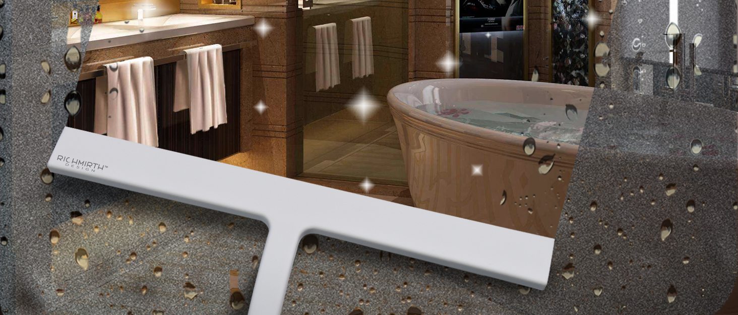 shower squeegee for glass doors