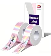 D30 Holographic Thermal Labels, D30 Label Maker Tape Refill, 12x40mm (0.47"x1.57") Adhesive D30 L...