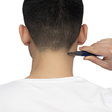 wahl lithium pen eyebrow neck nose ear neckline trimmer trim face groomer groom detailer travel
