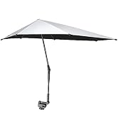 G4Free UPF 50+ Adjustable Chair Umbrella XL with Universal Clamp UV Protection Sun Shade Umbrella...