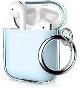 ULAK Compatible with Airpods Case Cover, Designed Protective Cover Soft TPU Transparent Shockproo...