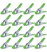 SWANLAKE 16-Piece 6 inch Spring Clamp, Heavy Duty Metal Spring Clamps, Backdrop Clips, 2.4 inch J...