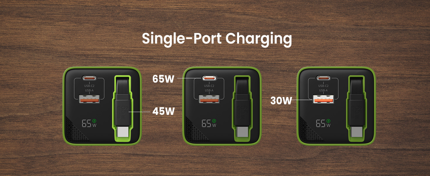 Single port charging