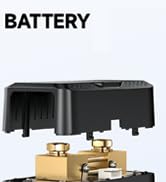 FOXWELL BT630 Battery Monitor with Shunt, 10-120V up to 600A with Time Capacity Percentage Power ...