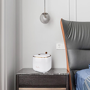 Mini trash can for nightstand