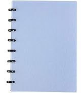 Eagle Discbound Notebook, Customizable Notebook, Junior Size, Poly Cover, 60 Sheets Ruled/Lined P...