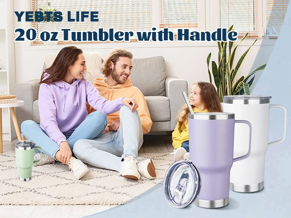 20oz tumbler with handle