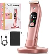 Bcway Electric Razors for Women, IPX6 Waterproof & Skin-Friendly Electric Shaver for Women, Recha...