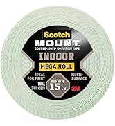 Scotch-Mount Indoor Double-Sided Mounting Tape Mega Roll, 110H-MR, 3/4 in x 1,368 in (1,9 cm x 34...