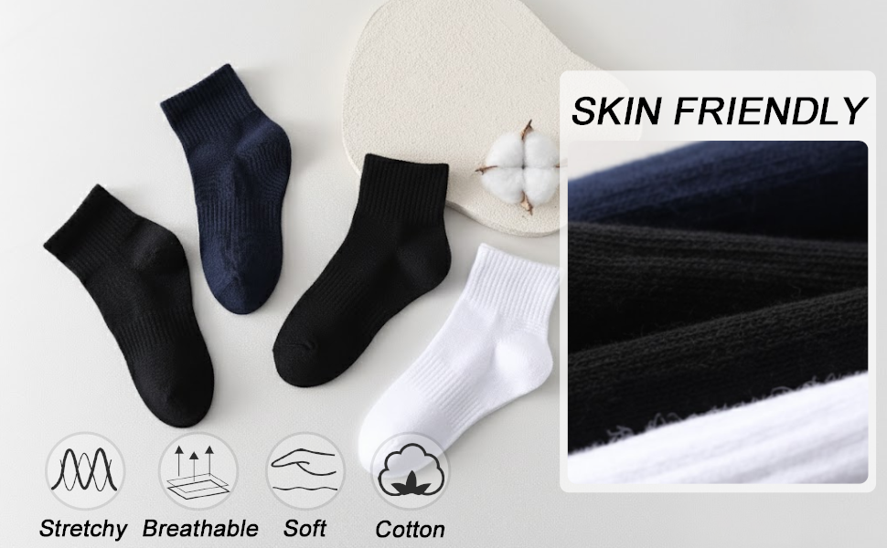 Soft cotton socks