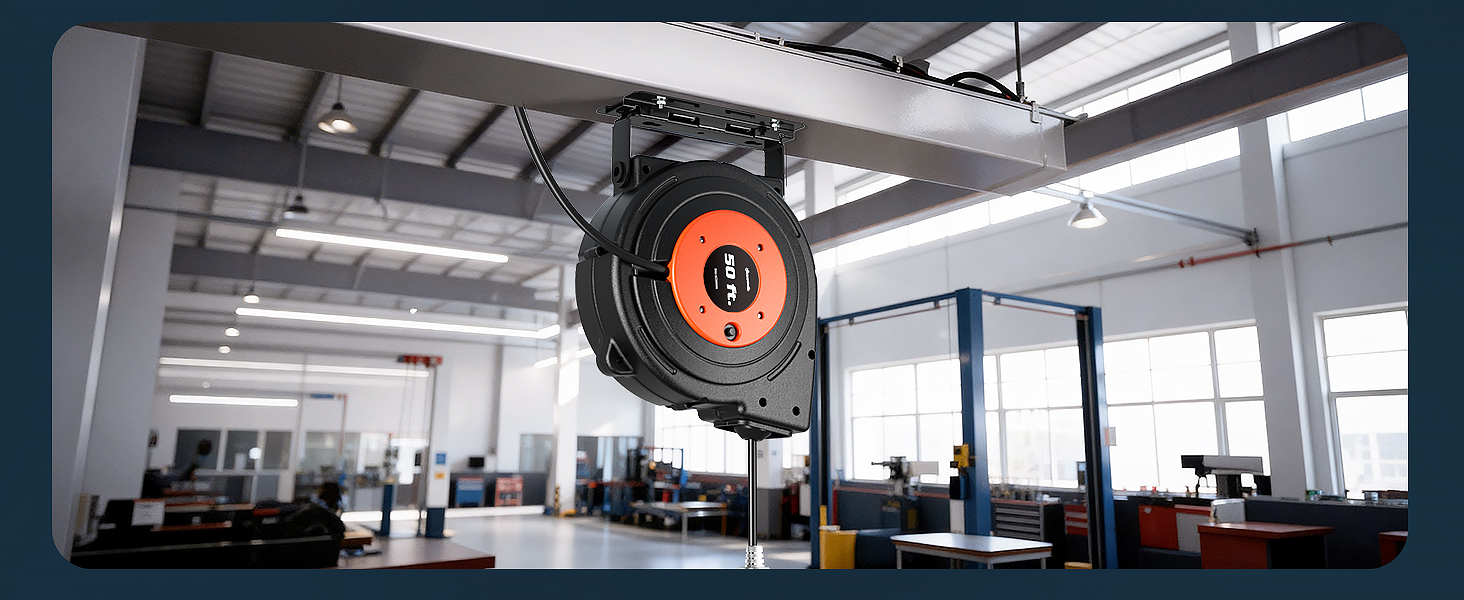 Retractable Extension Cord Reel