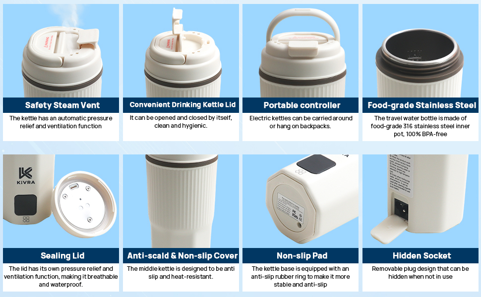 electric travel kettle