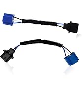 MOXRUQ 2 PCS Car H13 Male to H4 Female Adapter, 9.44" Waterproof Headlight Adapter Connector Wire...