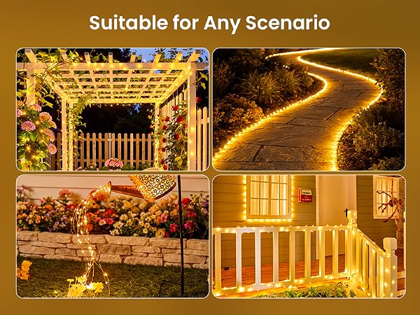 solar fairy lights outdoor