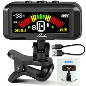 Ranch Rechargeable Guitar Tuner Clip On Tuner