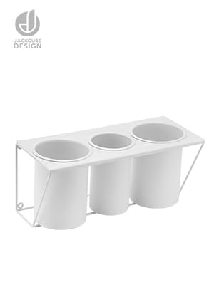 white hair dryer organizer storage