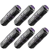 VCELINK Outdoor Waterproof RJ45 Coupler IP68 - Compact Design for Tight Spaces, Shielded Waterpro...