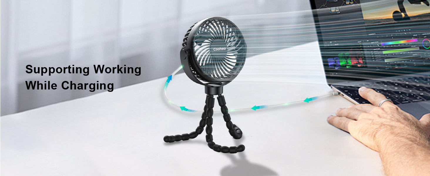 rechargeable battery operated fan
