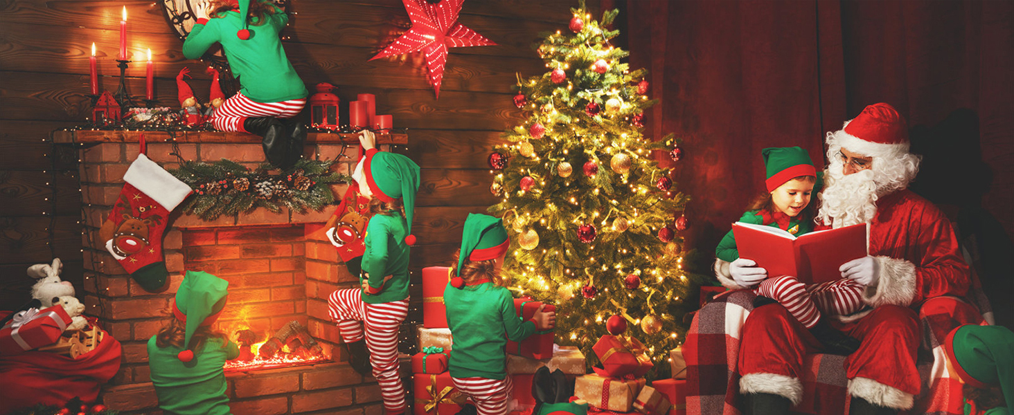 christmas tree with lights