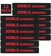 12 Pack Miaozhun 300 BLK Subsonic Magazine Marking Bands .300 Blackout Subsonic Magazine Caliber ...