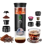 FLYING APSARAS Portable Espresso Maker, Portable Coffee Maker, 20 bar Mini Espresso Machine, 3in1...