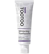 TooToo Niacinamide Whitening Toothpaste – Natural Toothpaste Fluoride Free for Stain Removal, Ena...