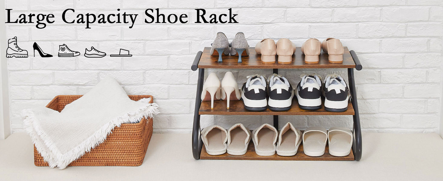 shoe rack wooden wood front door entrance entryway