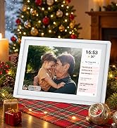 15.6 Inch WiFi Digital Photo Frame, Frameo Electronic Photo Frame with Smart Calendar Schedule Ma...