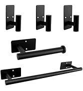 Vanloory 5 PCS Self Adhesive Bathroom Hardware Set, Stainless Steel Towel Rack Set Include 16In B...