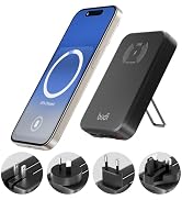 BUDI Extra Slim Portable Wall Charger 2-Port Wall Charger Convenient Travel Accessories Compatibl...
