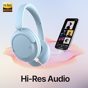 60H Playtime,Adaptive Active Noise Cancelling headphones,Hi-Res Audio,Hyper GO