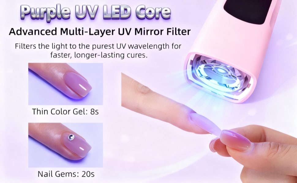 mini uv nail lamp